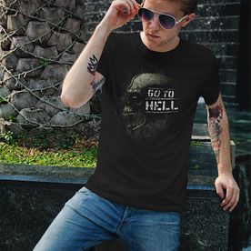 Military Skull by Go To Hell